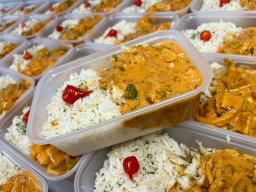 Moqueca de tilápia com arroz de coco