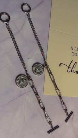 Coin Charm Bracelet (Gold & Silver)