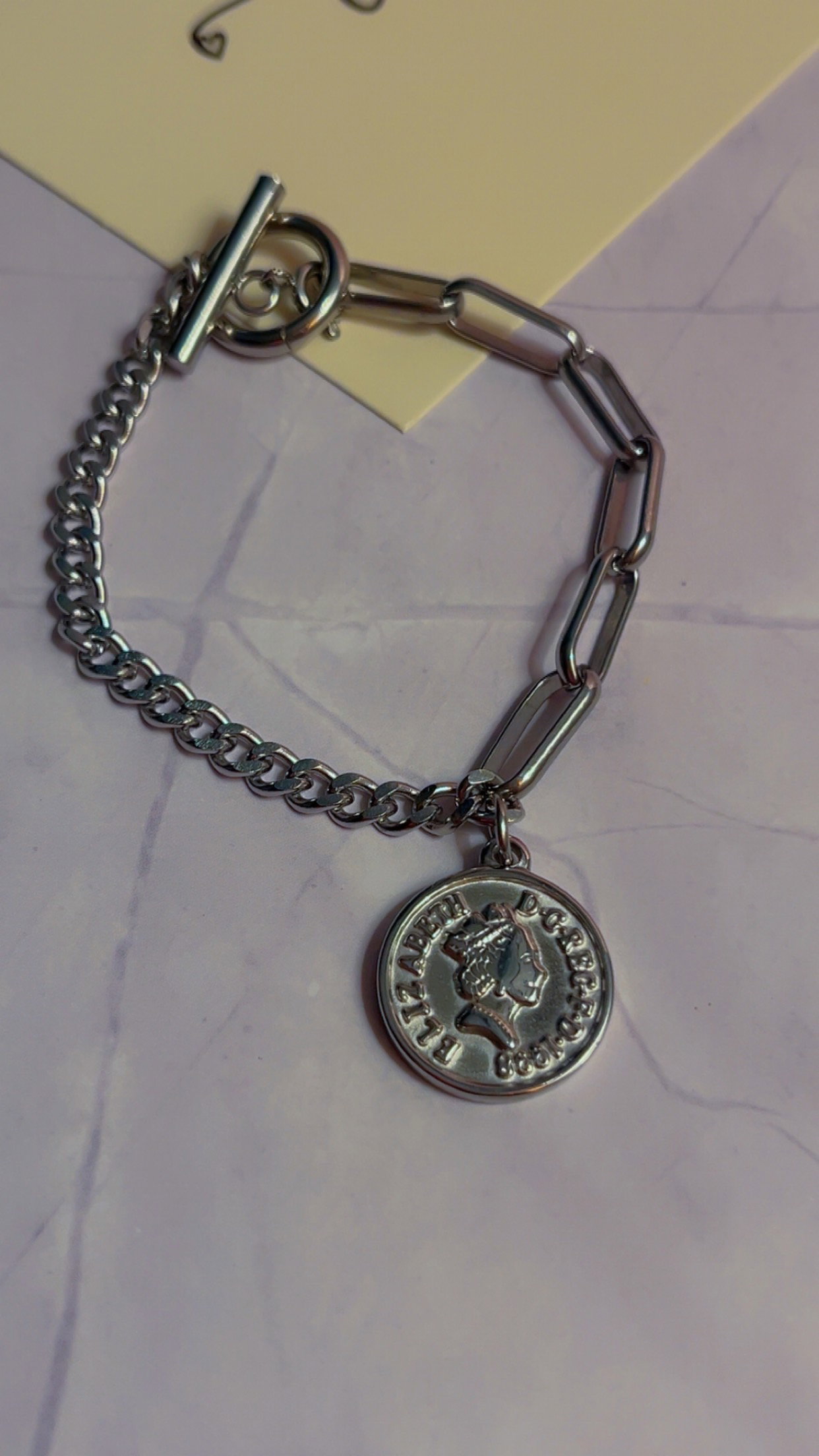Coin Charm Bracelet (Gold & Silver)_6