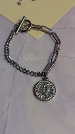 Coin Charm Bracelet (Gold & Silver)