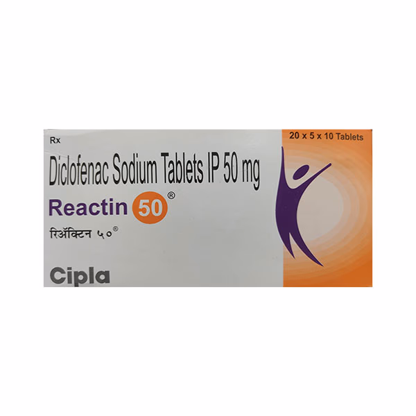 Diclofenac Sodium Reactin 50 Mg Tablet