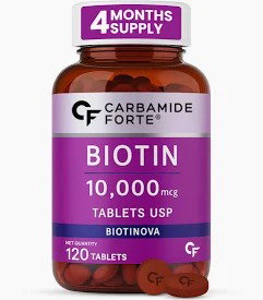 Biotin 10,000 mcg Tablets