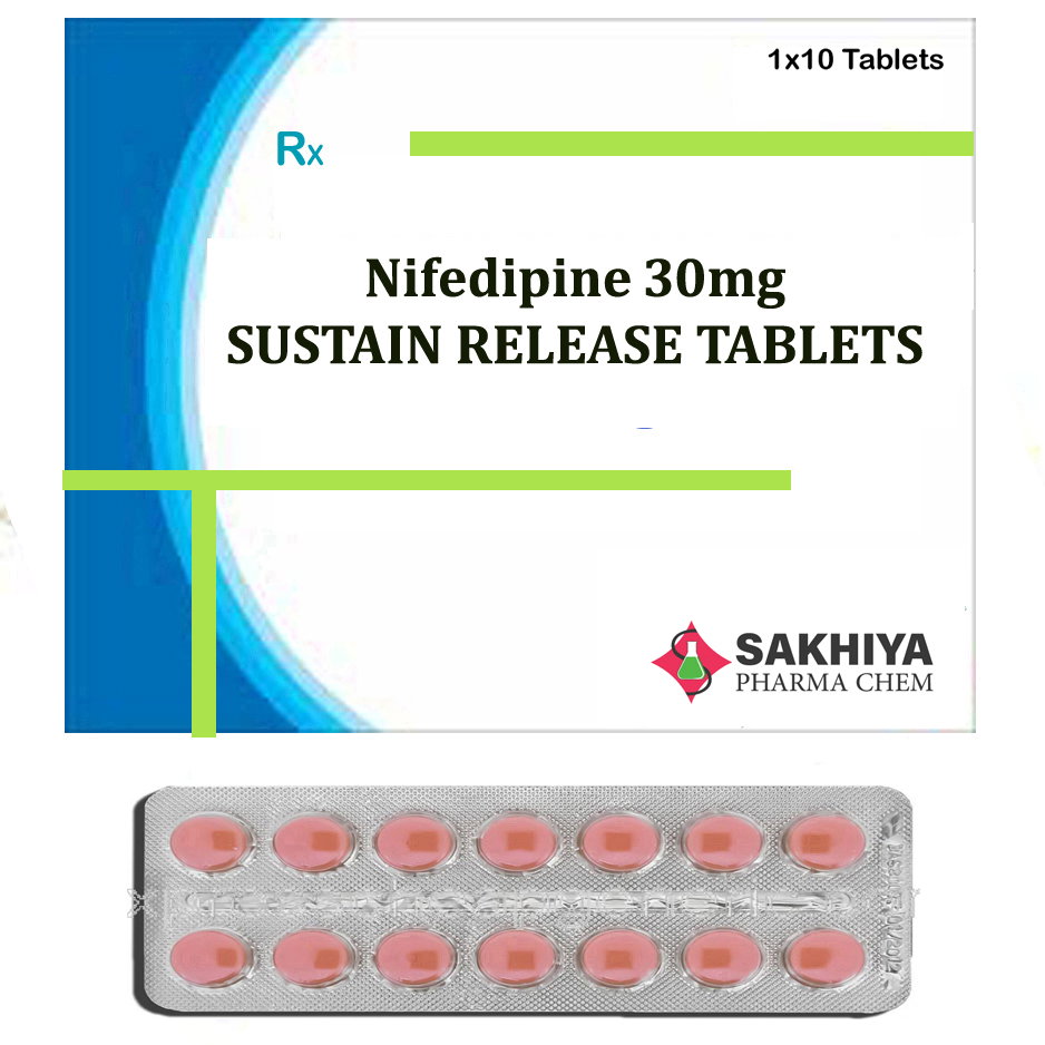 Nifedipine Sustained Release 30mg Tablets_0