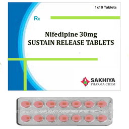 Nifedipine Sustained Release 30mg Tablets
