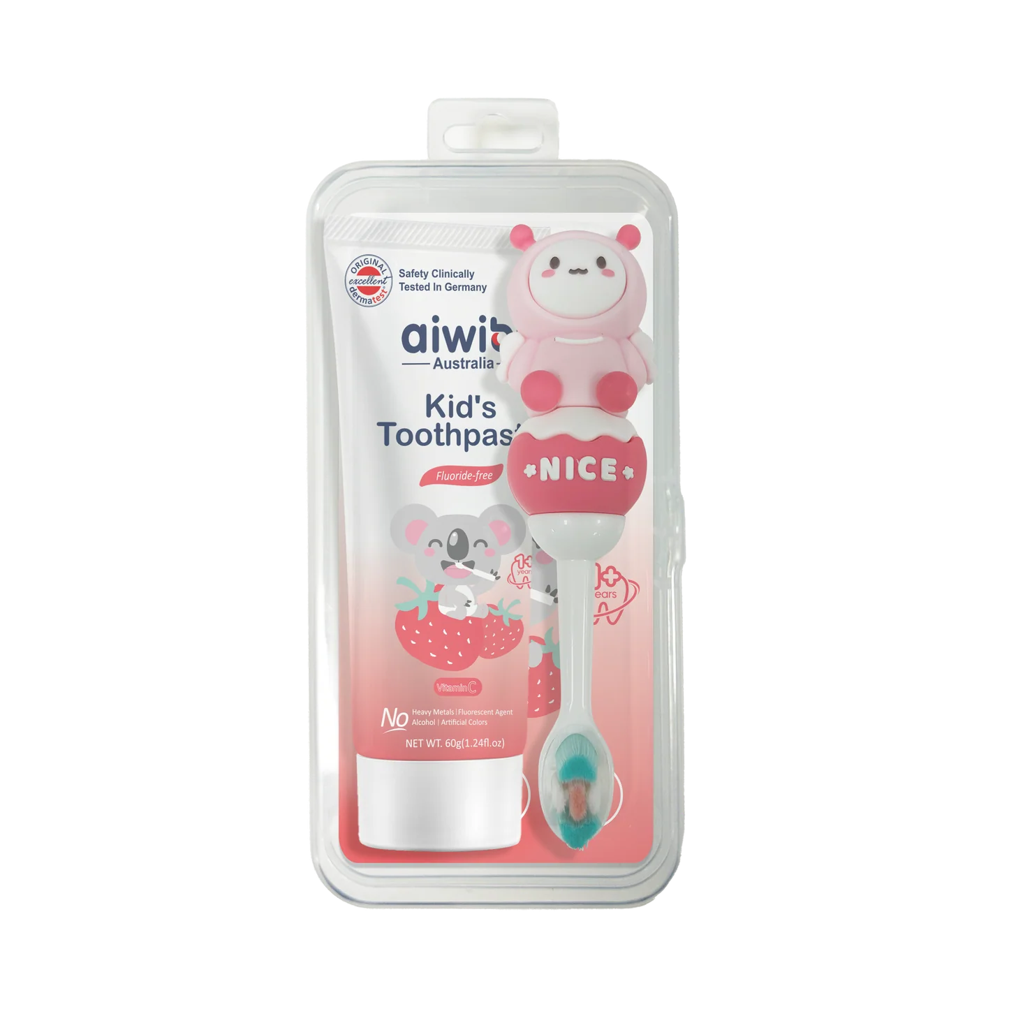 Aiwibi Kit Pâte Dentifrice + Brosse de 1 à 7 ans_0