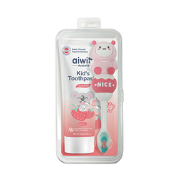Aiwibi Kit Pâte Dentifrice + Brosse de 1 à 7 ans