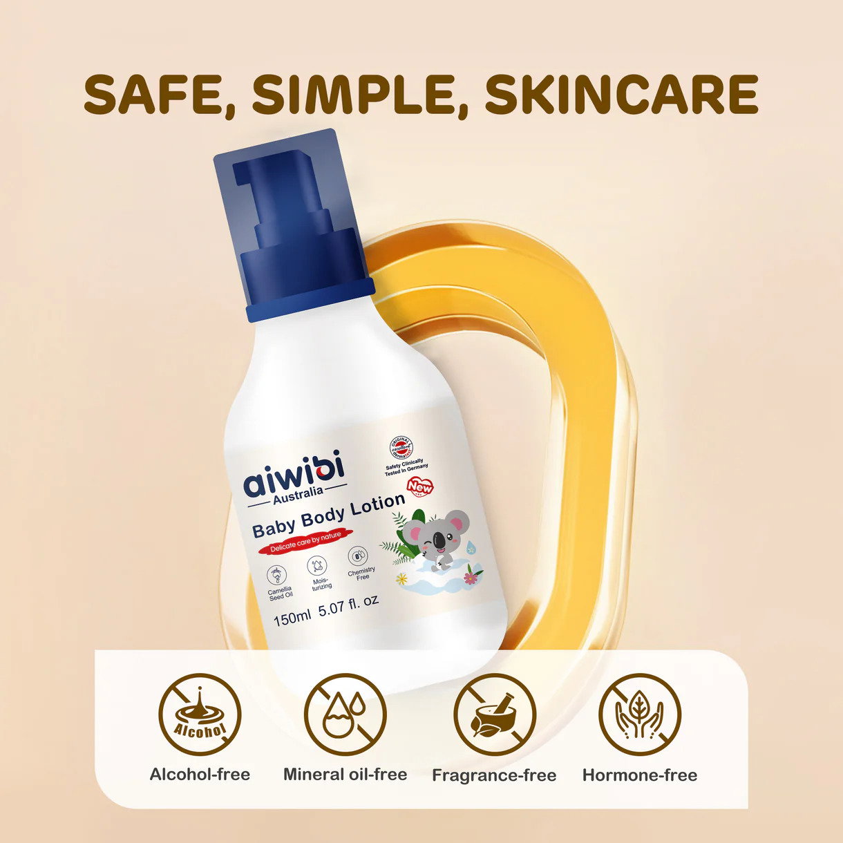 Aiwibi Lait Corporel Bébé 150ml_1