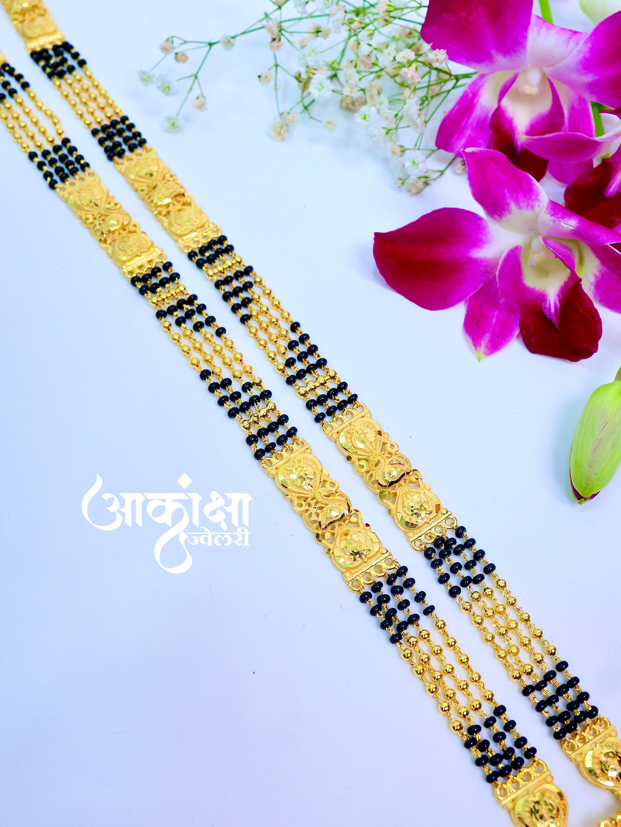 Naira Mangalsutra (1 Gram Gold Plated)_1