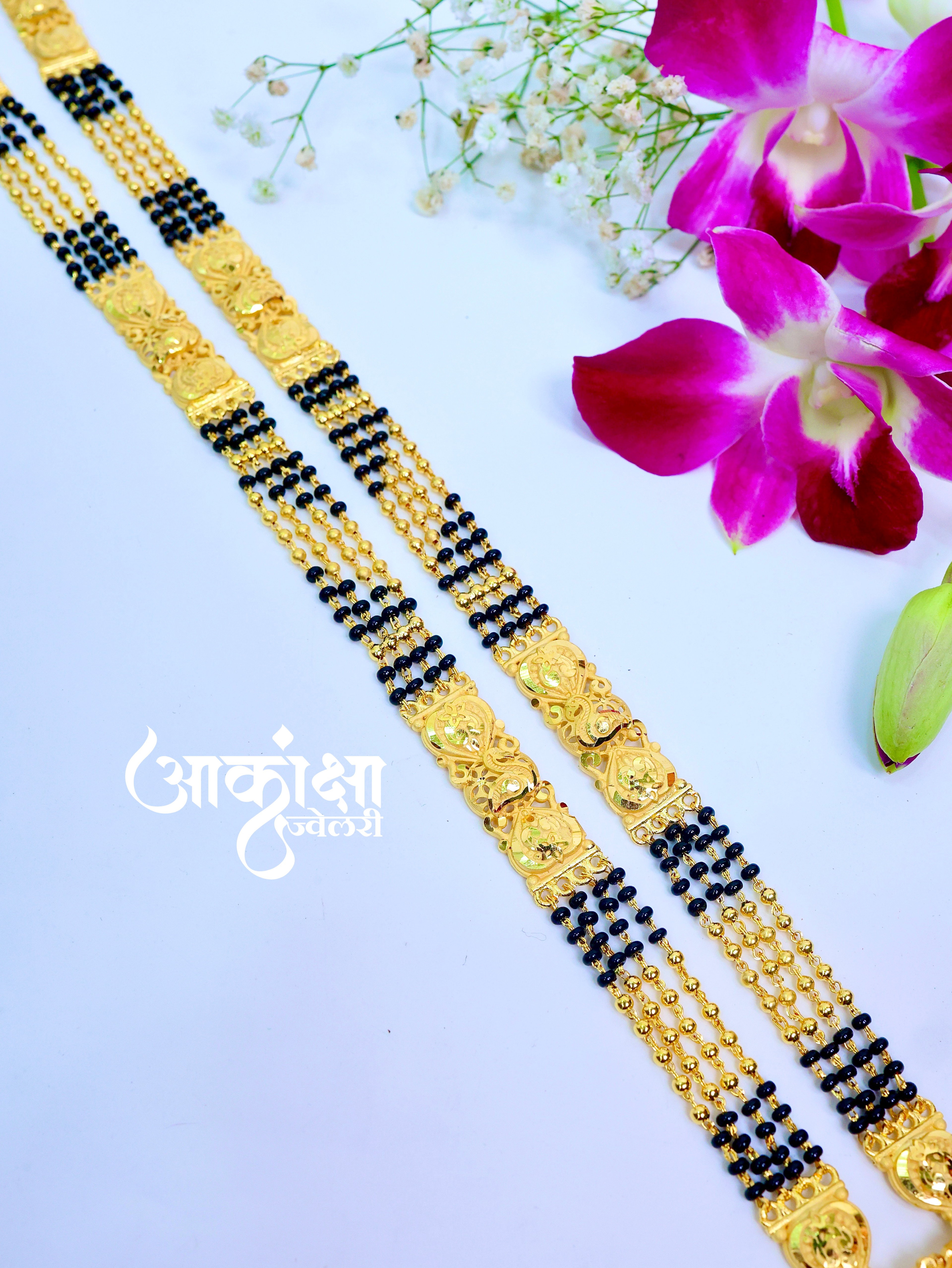 Naira Mangalsutra (1 Gram Gold Plated)_1