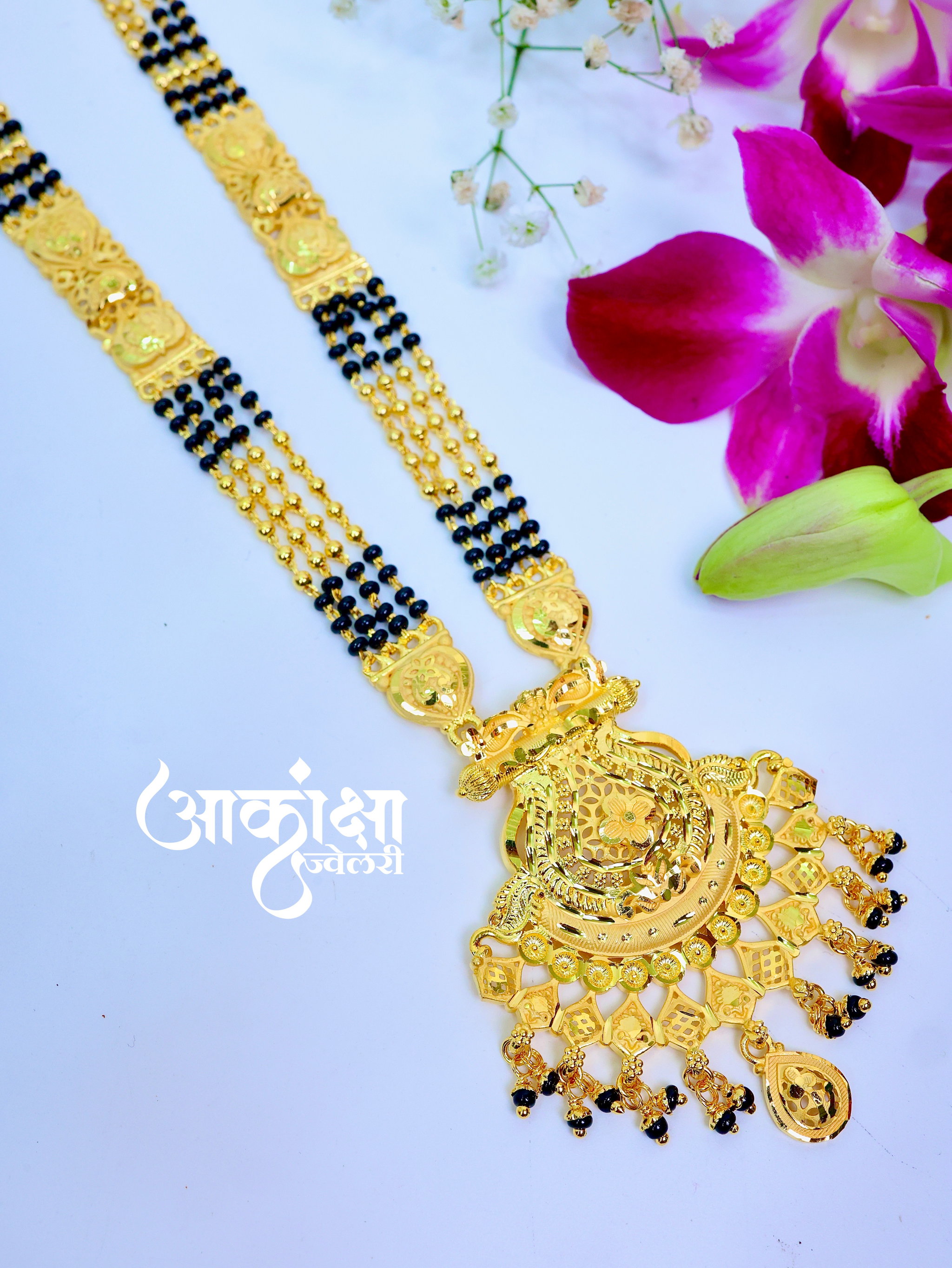Naira Mangalsutra (1 Gram Gold Plated)_2