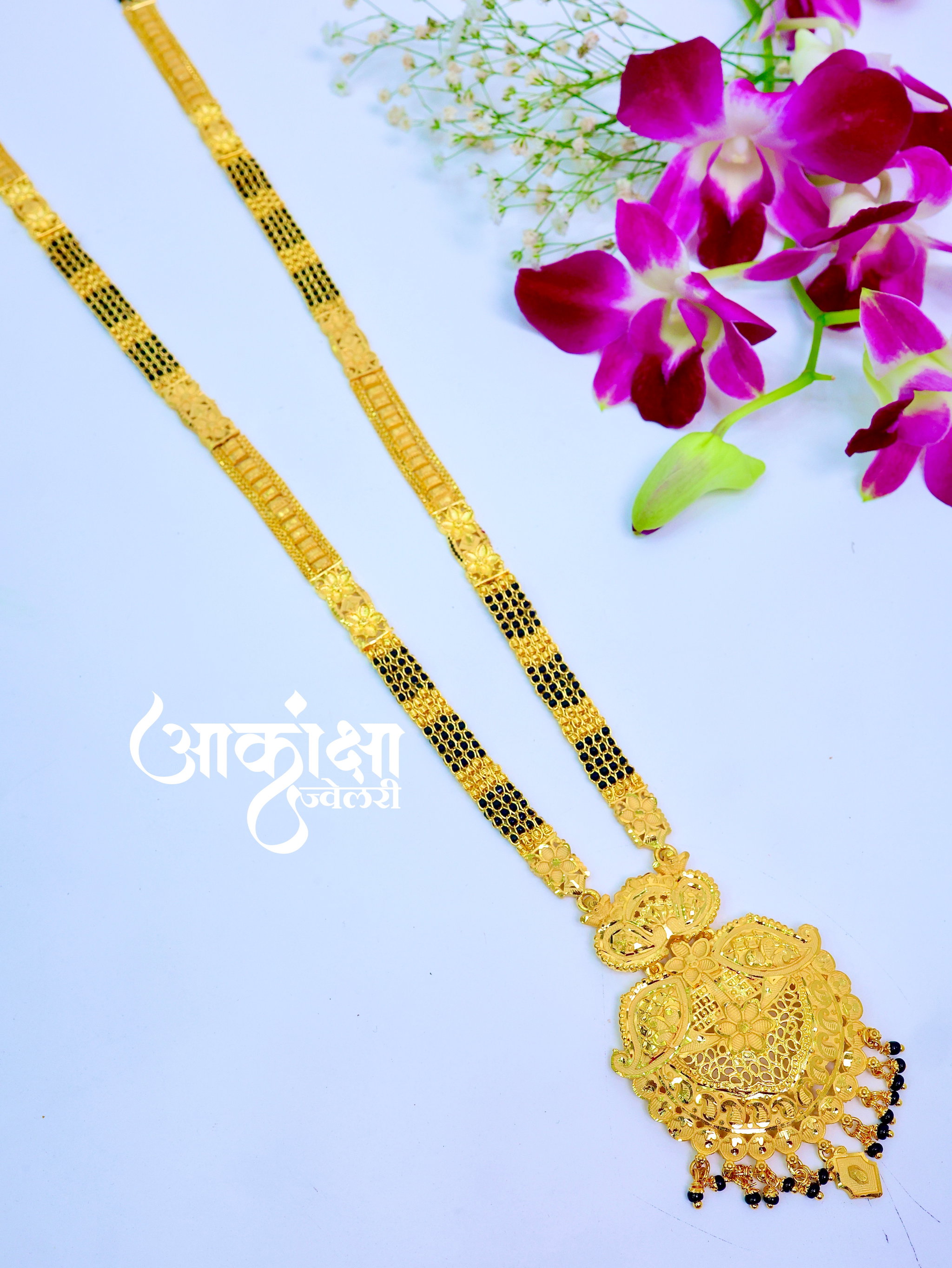 Nitya Mangalsutra (1 Gram Gold Plated)_0