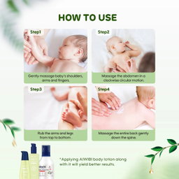 Aiwibi Huile de Massage pour Bébé 2000ml