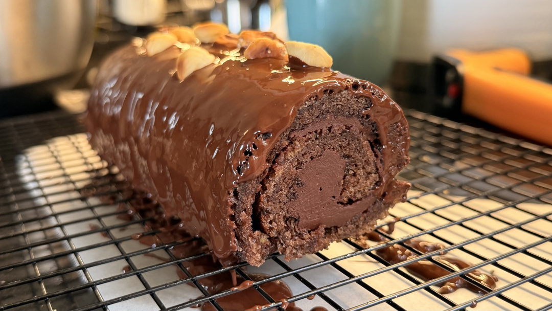 Hazelnut Swiss Roll
