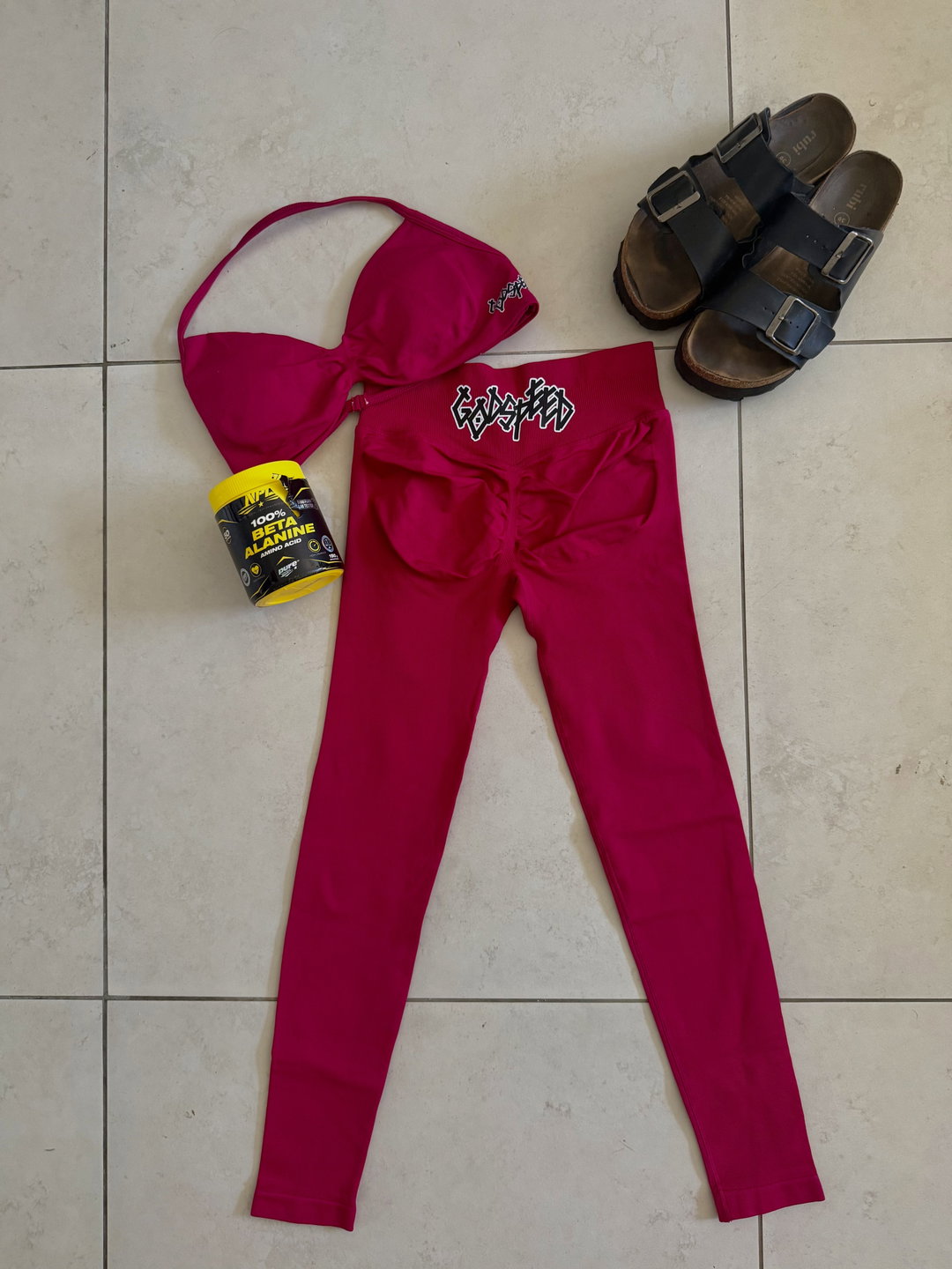 Sports Tights - Hot Pink