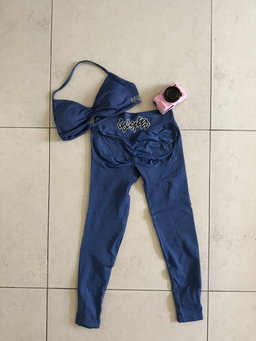 Sports tights - Moody Blue 