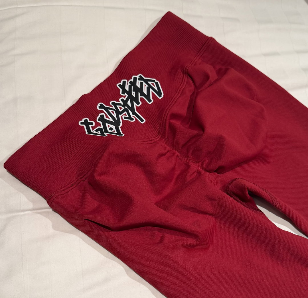 Sports Tights - Racy Red 