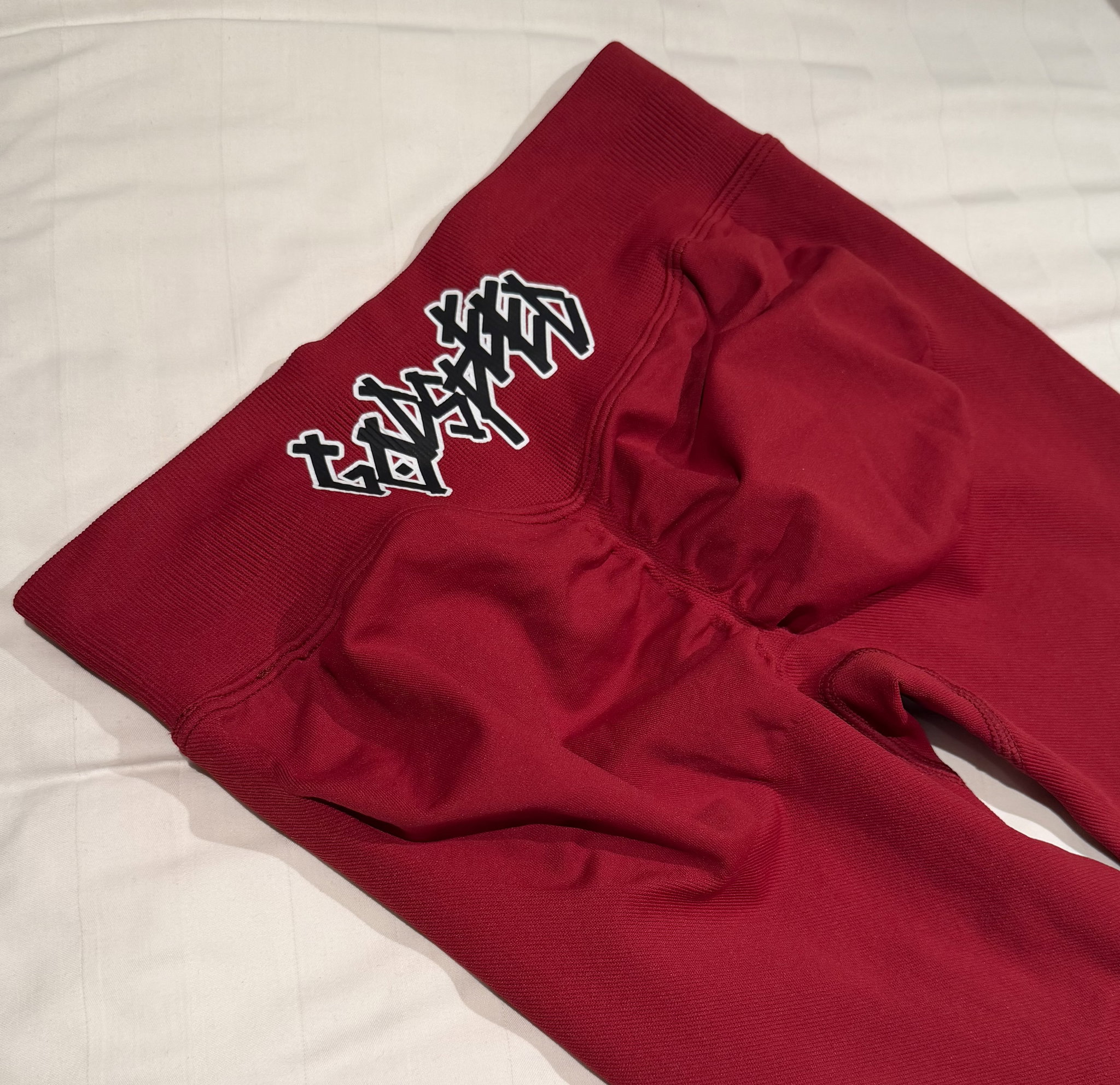 Sports Tights - Racy Red _0