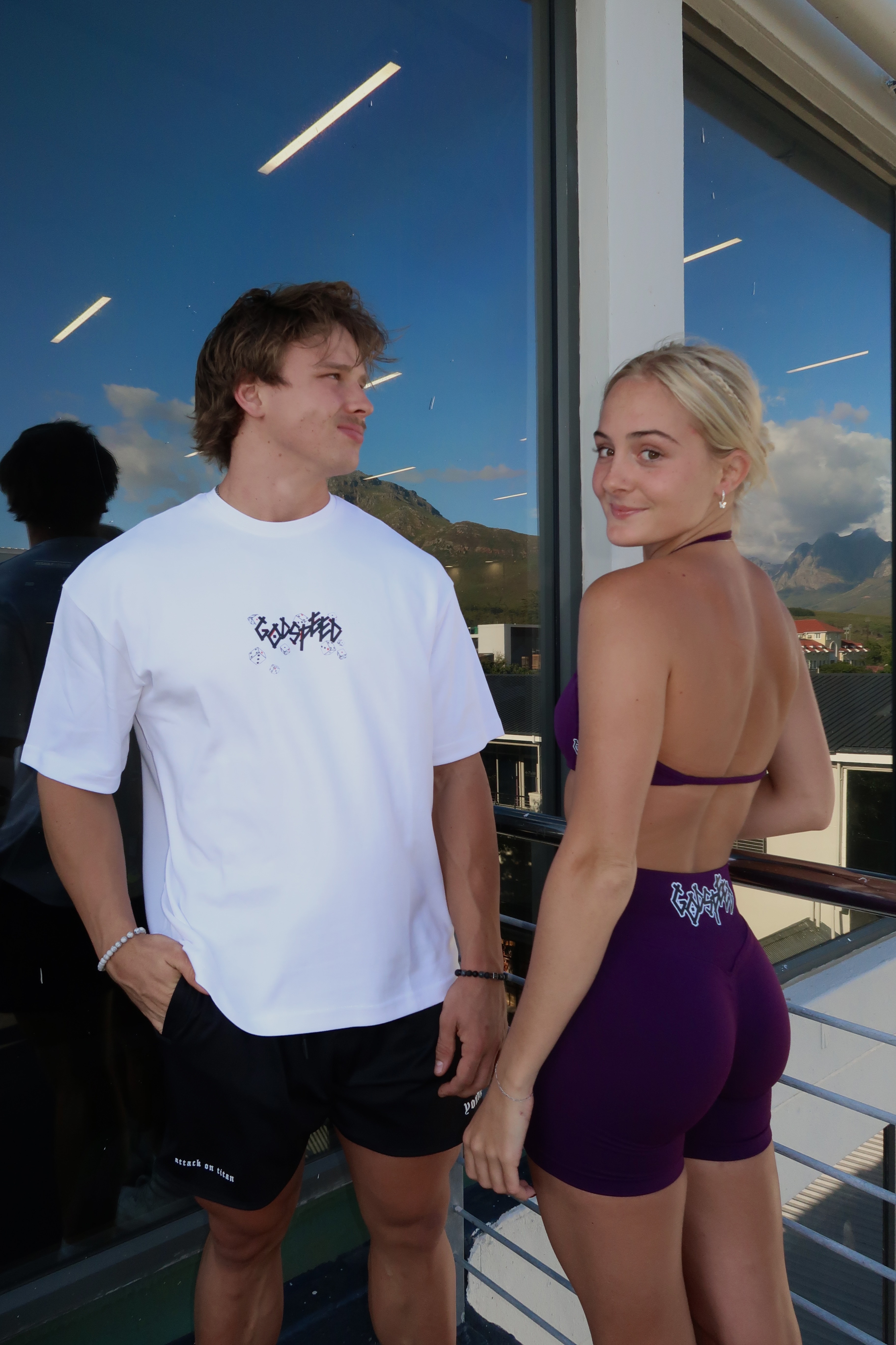 White Tee with Dice print_1