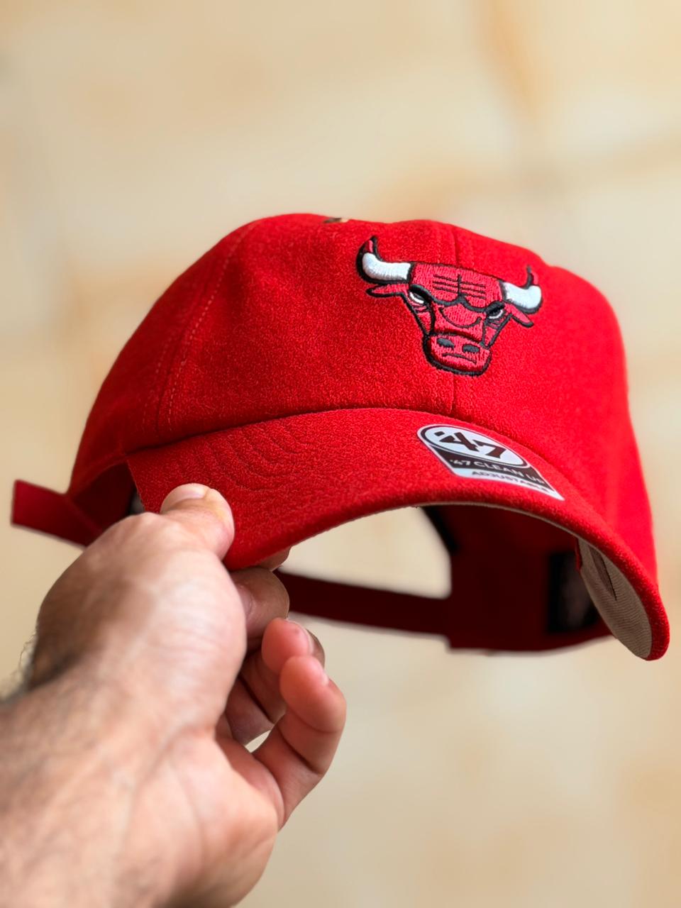 47 Brand - Chicago Bulls Wooly Clean Up Strapback Red