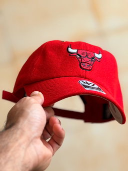 47 Brand - Chicago Bulls Wooly Clean Up Strapback Red