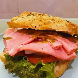 Focaccia Mortadela Italiana