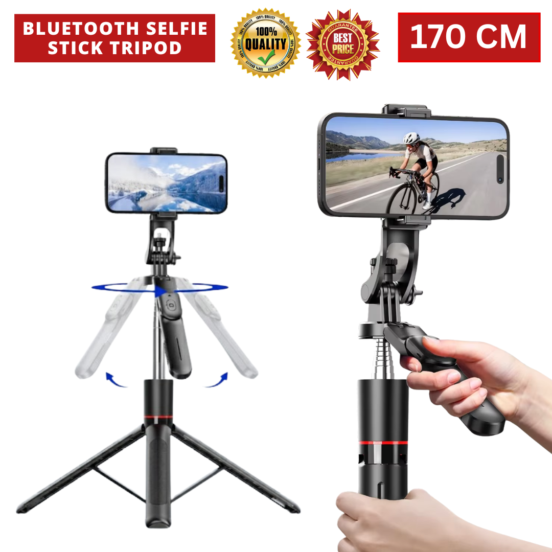 F16 170CM BLUETOOTH SELFIE STICK TRIPOD_0