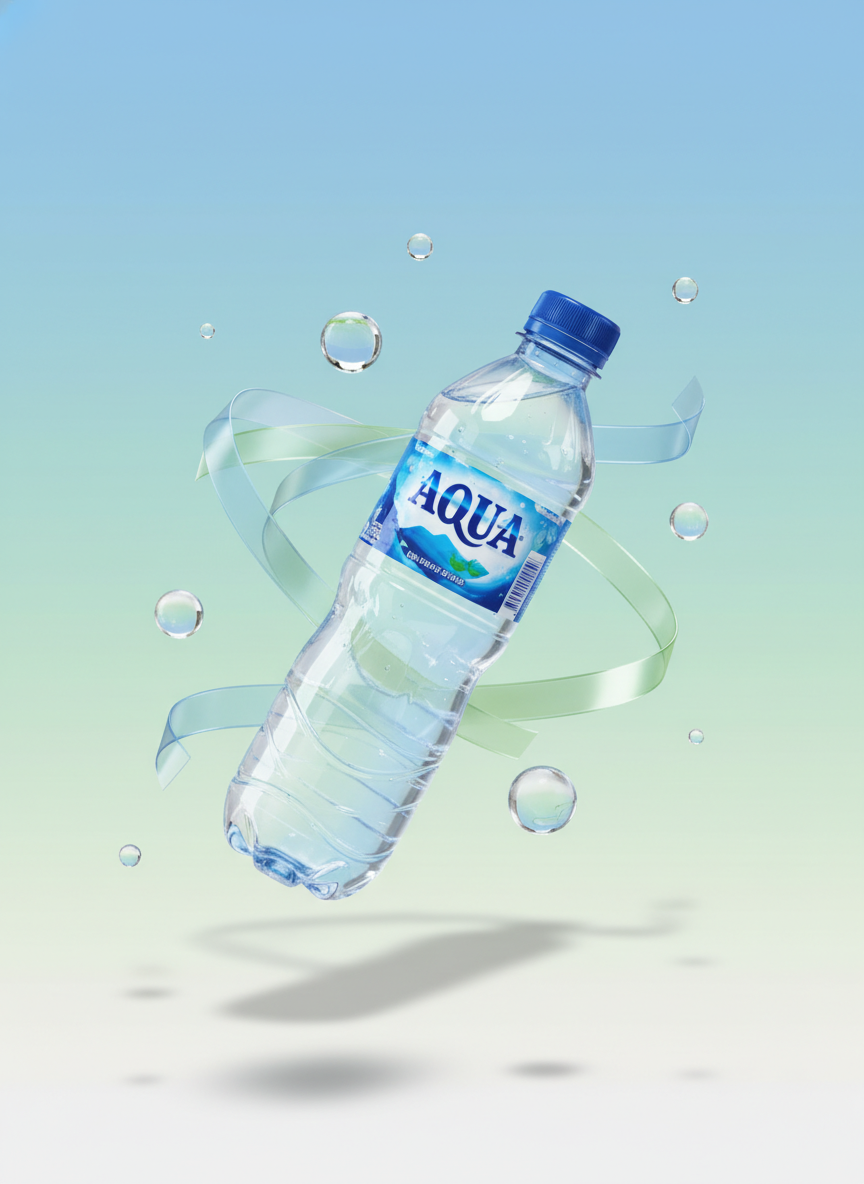 AQUA BOTOL 600 ML/24