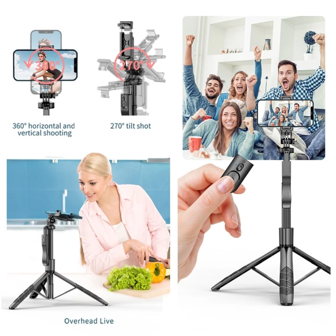 PREMIUM L16 BLUETOOTH SELFIE STICK TRIPOD_4
