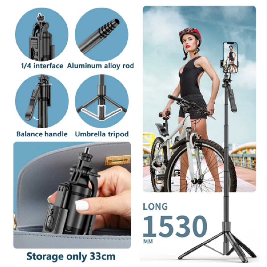 PREMIUM L16 BLUETOOTH SELFIE STICK TRIPOD_1