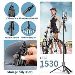 PREMIUM L16 BLUETOOTH SELFIE STICK TRIPOD