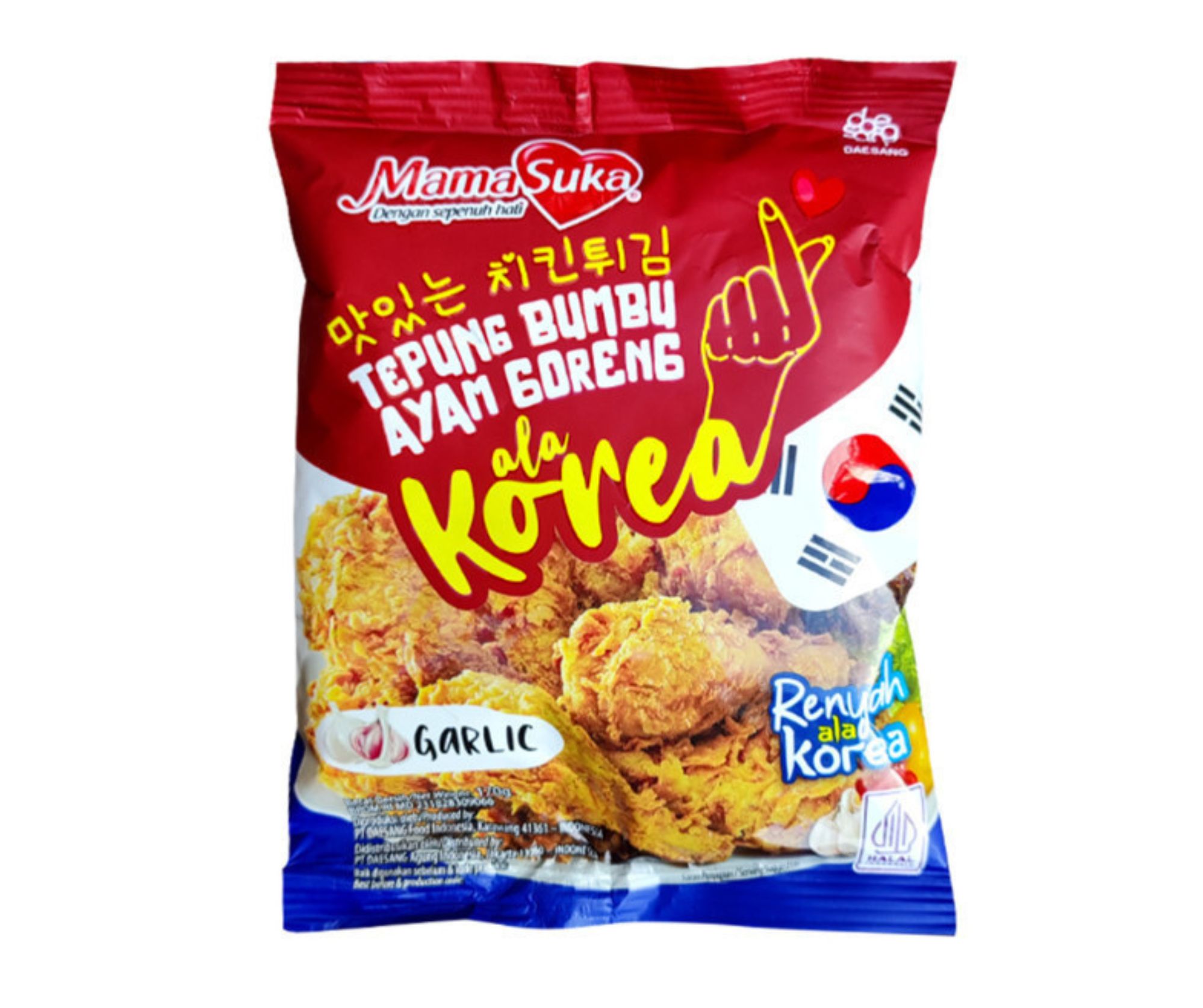 MamaSuka Korean Style Fried Chicken Flour 170g (Garlic) x 40_0