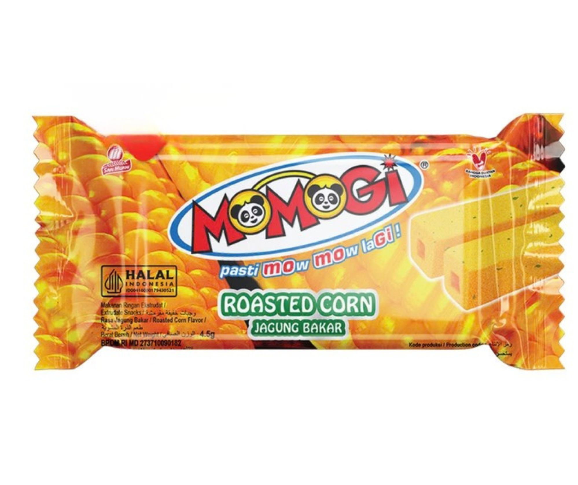 MOMOGI STICK SNACKS ROASTED CORN 12g x 10 x 12_0