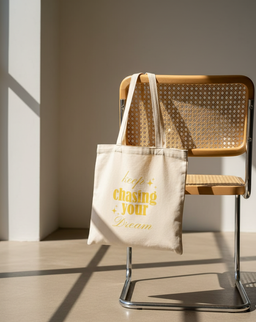 Beige Tote bag