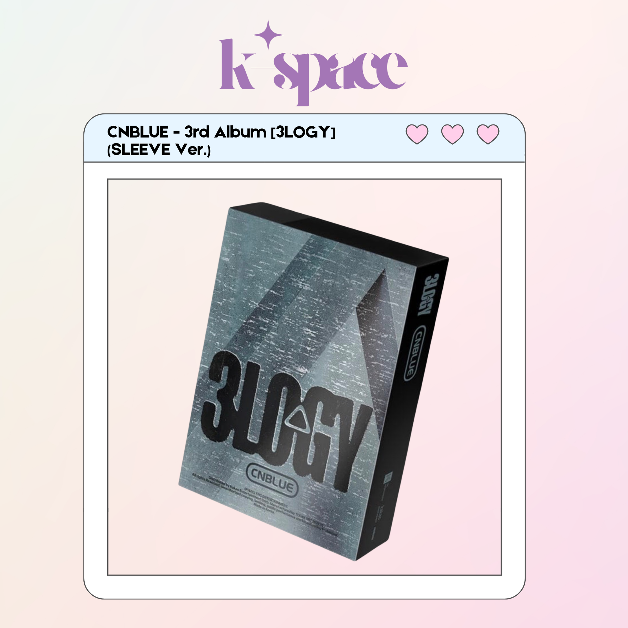 CNBLUE - 3rd Album [3LOGY] (SLEEVE Ver.)_0