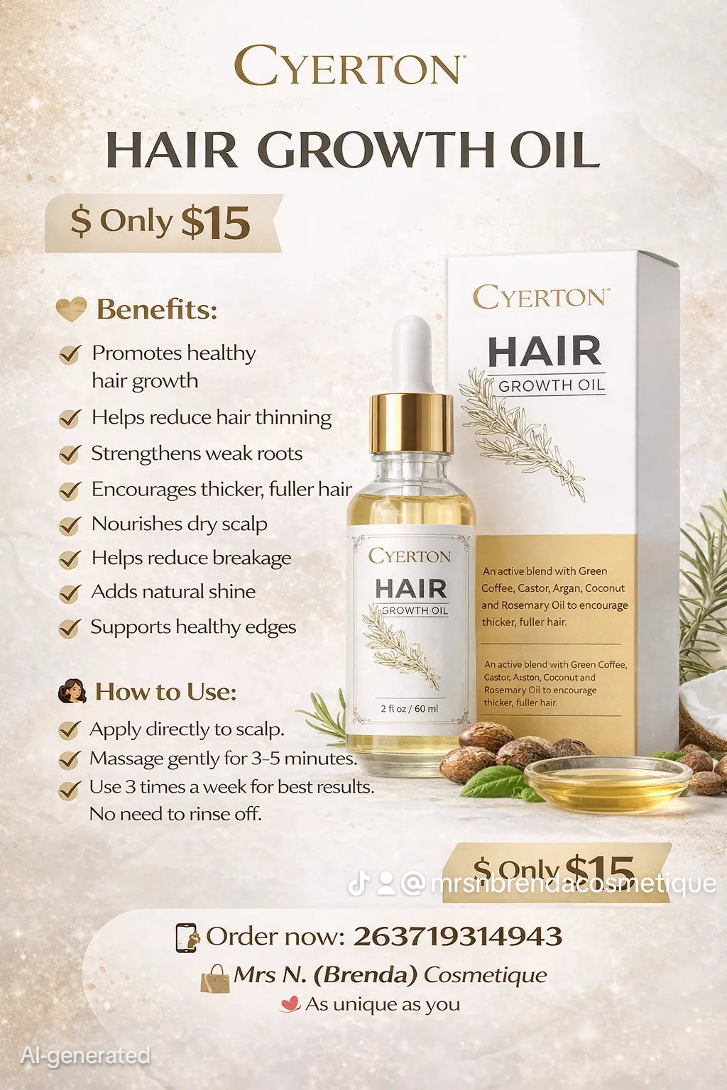 Cyerton Hair Growth Oil