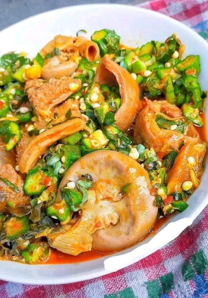 Okra soup 