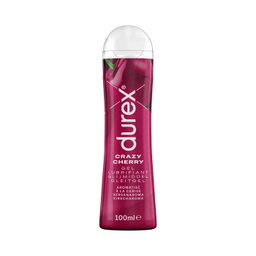 Durex CRAZY CHERRY - Gel Lubrifiant Arôme Cerise, 100ml