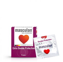 Masculan Préservatif Double Protection Lot de 3