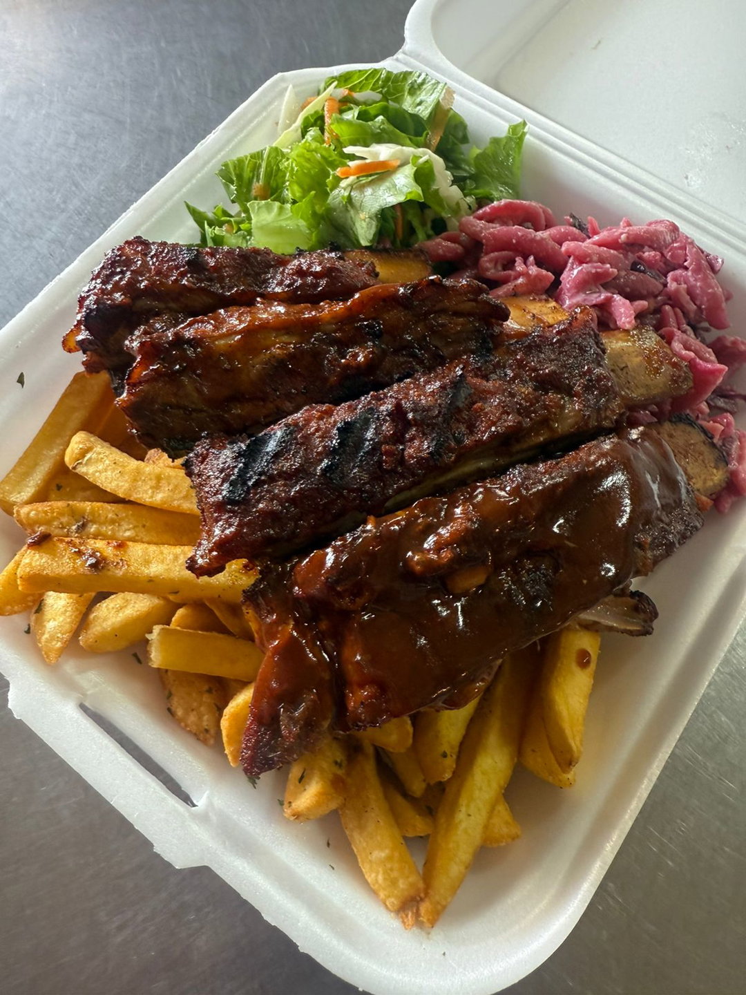 Smokey BBQ Pork Ribs Large