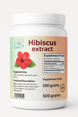 Hibiscus Extract and Flowers