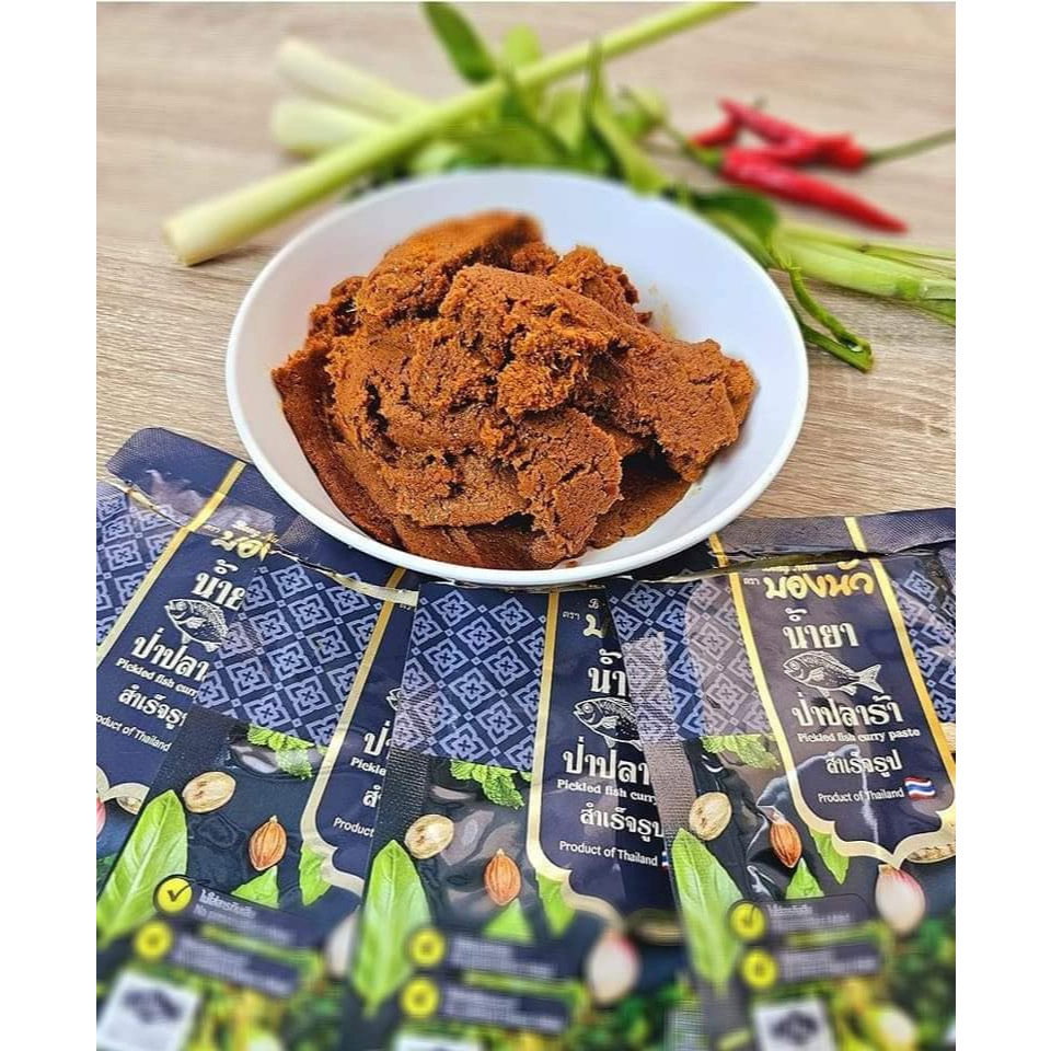 ตรา บองนัว  รวม🛒พริกแกงขนมจีน 🌶️🫑 น้ำยาป่าปลาร้า , ไตปลา , น้ำยาปู_3