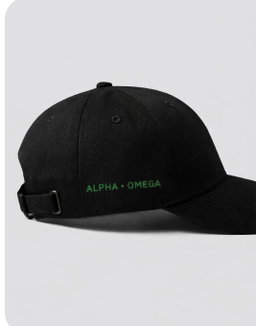 Chapeaux Alpha and Omega 
