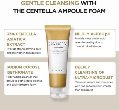 SKIN1004 MADAGASCAR CENTELLA DOUBLE CLEANSING DUO (cleansing oil+centella cleansing foam)_3