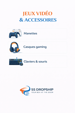 JEUX VIDEOS & ACCESSOIRES