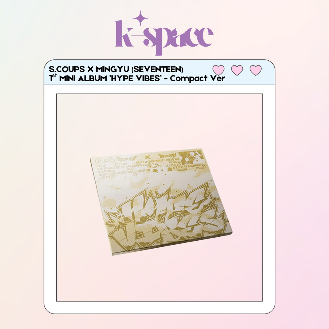 S.COUPS X MINGYU (SEVENTEEN) 1st Mini Album HYPE VIBES (COMPACT VER.)