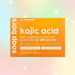 kojic acid bar soap 2pcs + net sponge