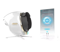 Skin analyzer with small screen