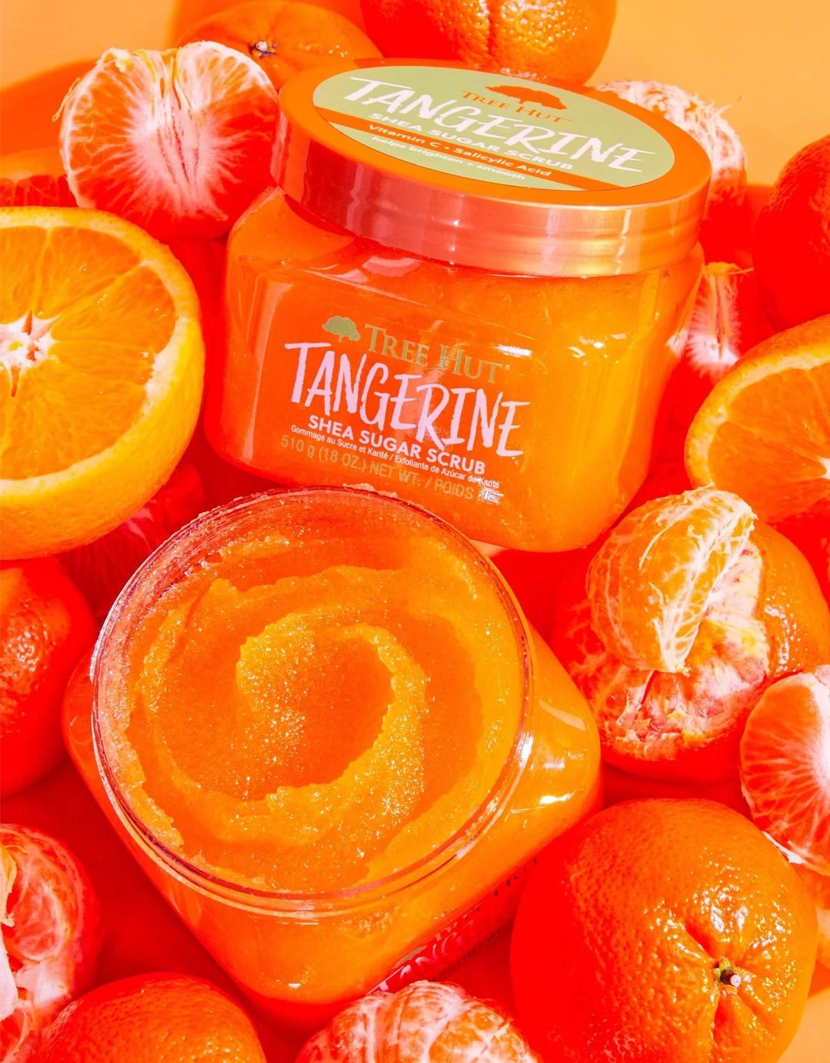 Tree Hut – Tangerine Shea Sugar Scrub_0