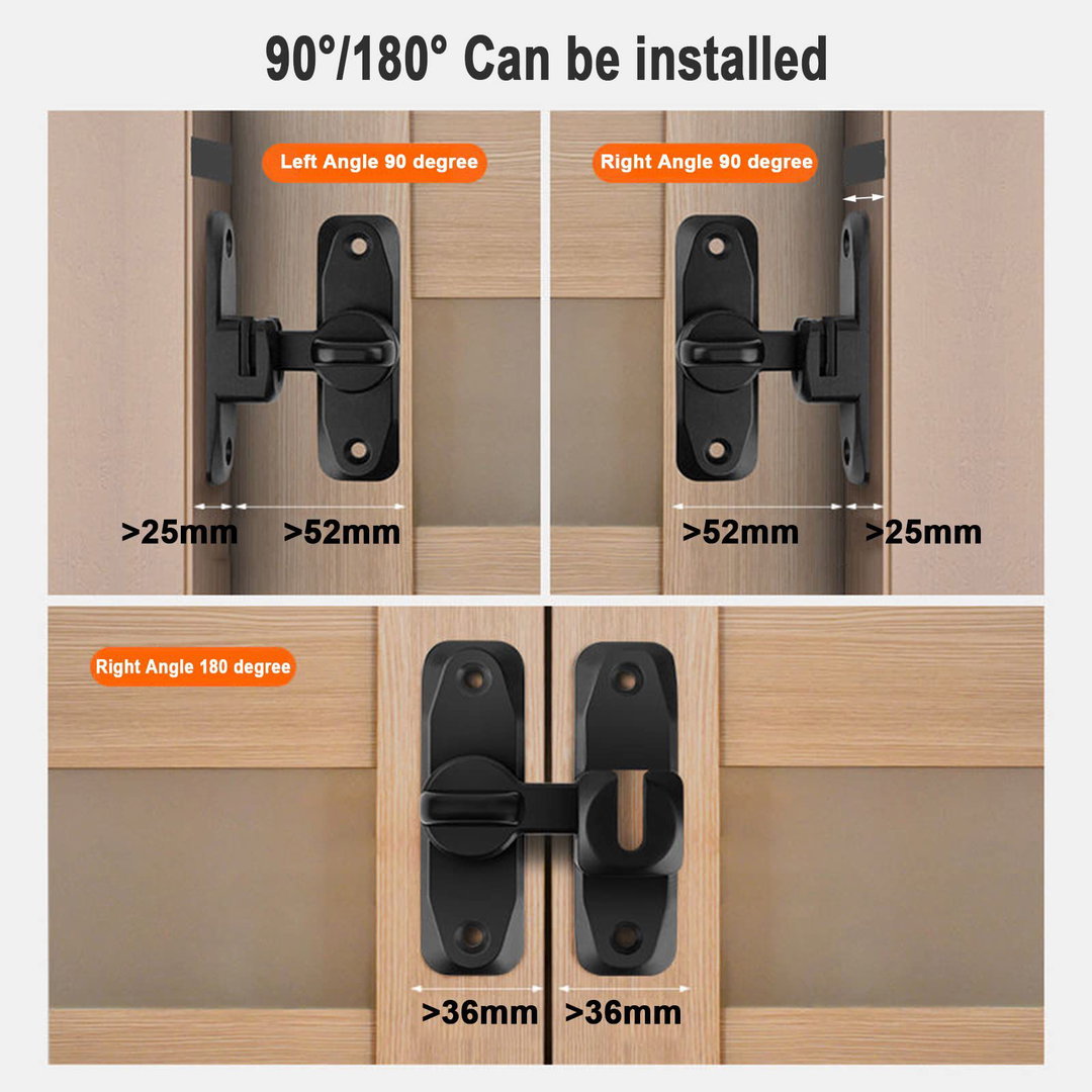 High quality Dual function  STEEL(METAL) door LOCK