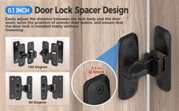 High quality Dual function  STEEL(METAL) door LOCK